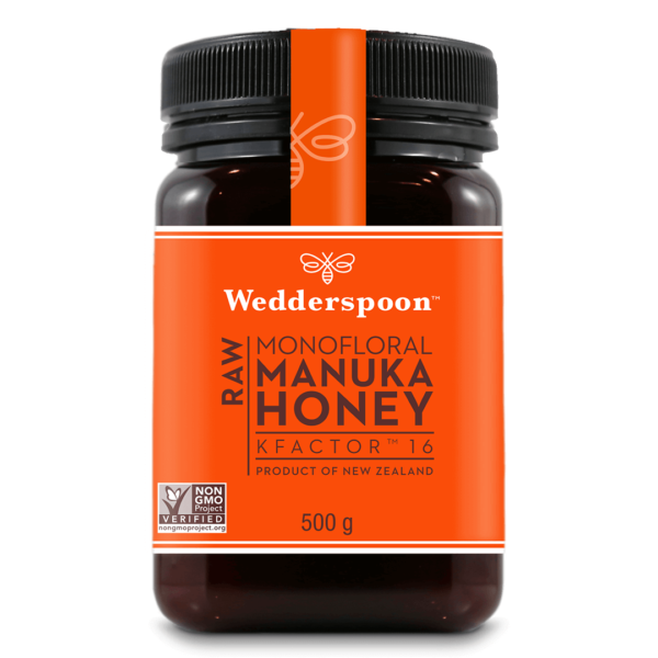Wedderspoon KFactor™ 16 surovi Manuka med 500g